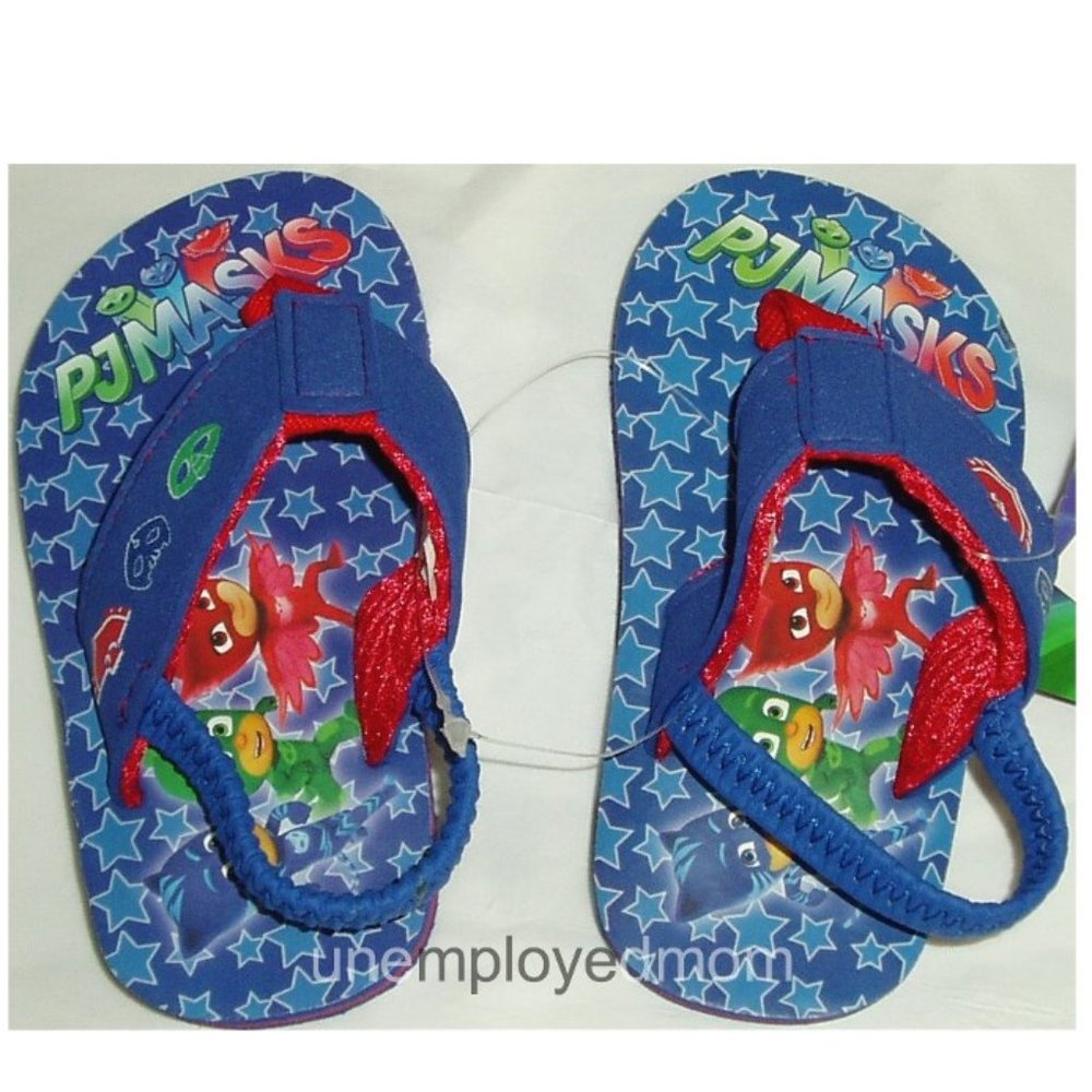 PJ Masks Flip Flops Sandals Boys Girls